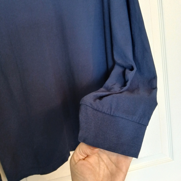 US. Polo Assn. Size Medium Navy Blue Cotton Longsleeve (M) - Picture 9 of 10